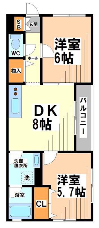 スプリングコート羽根木 間取り