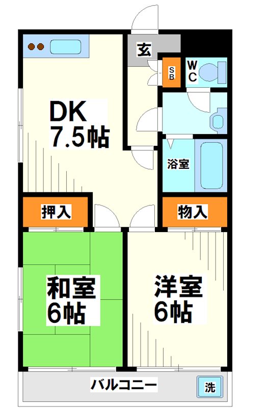 シャルムマロンⅡ 間取り