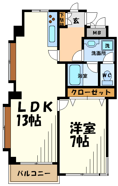 グレンピーク国領  間取り