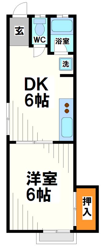 青雲荘   間取り