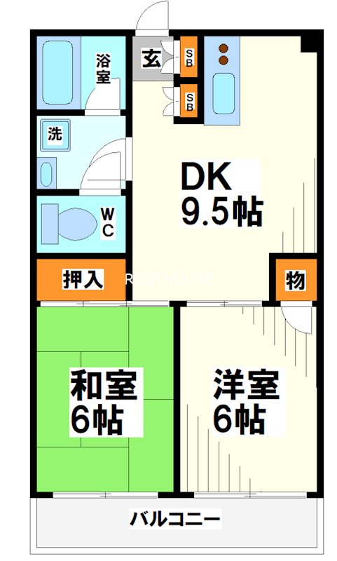 マンションセラヴィ  間取り