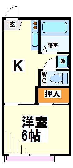 ユーハイツ（当社管理物件）  間取り