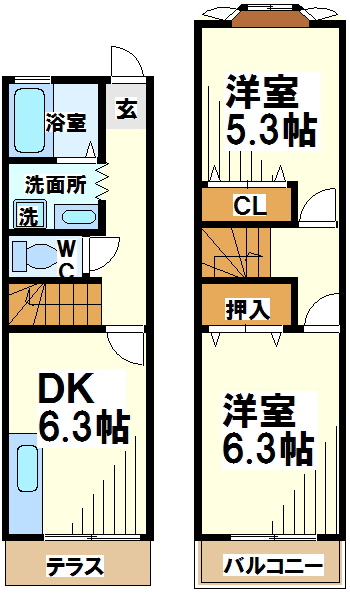 メゾンラフォーレ  間取り