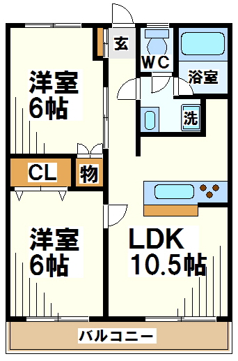 第２コーポ石井  間取り