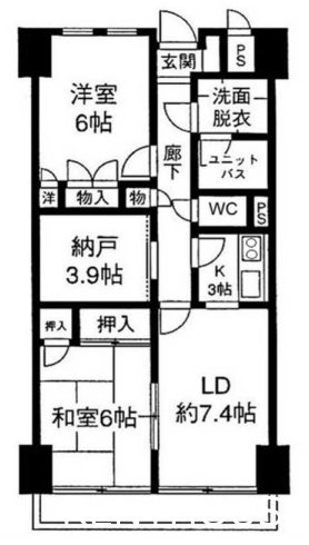 グランドール武戸野   間取り