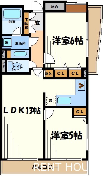 アビテ  間取り
