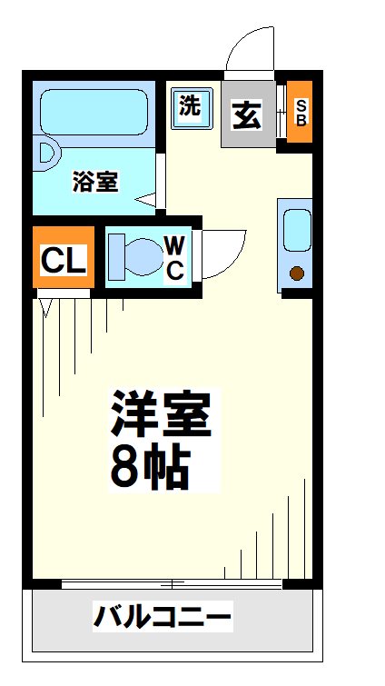 メゾンドルナ   間取り