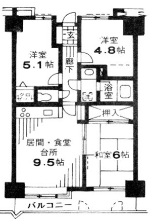 住友アクシルコート調布国領  間取り