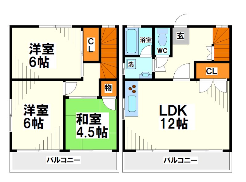 調布ガーデンハイツ   間取り
