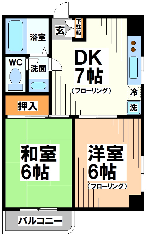 エスタ成田 間取り