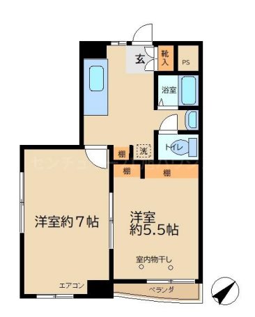 ドミール西調布  間取り