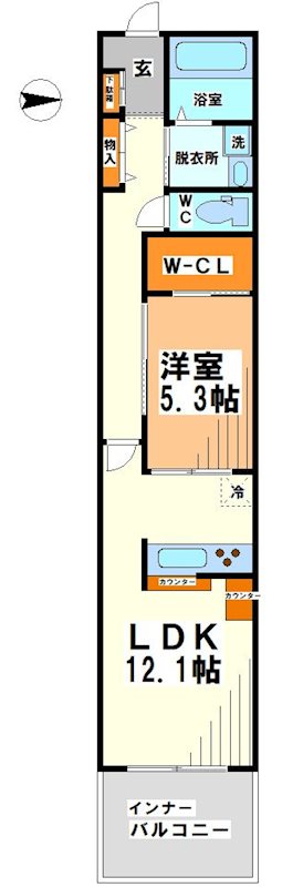 パークエレメント府中 間取り