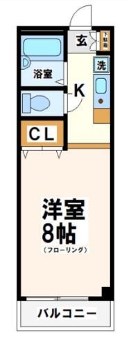 コア・クレイン 　当社管理物件 間取り