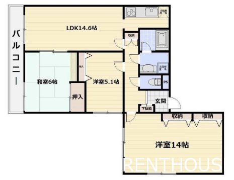アヴァンセつつじヶ丘    間取り