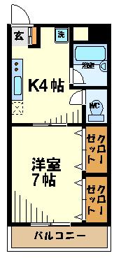 プランドールボナール  間取り
