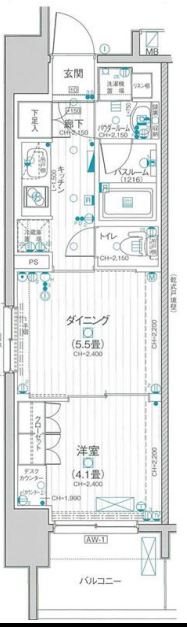 パレステージ飛田給  間取り