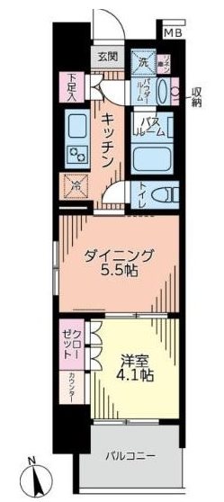 パレステージ飛田給 間取り