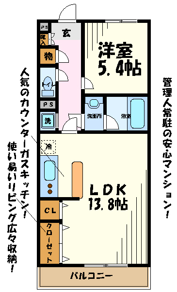 エンケ  間取り