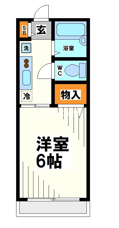 ケイエフサンハイツ  間取り