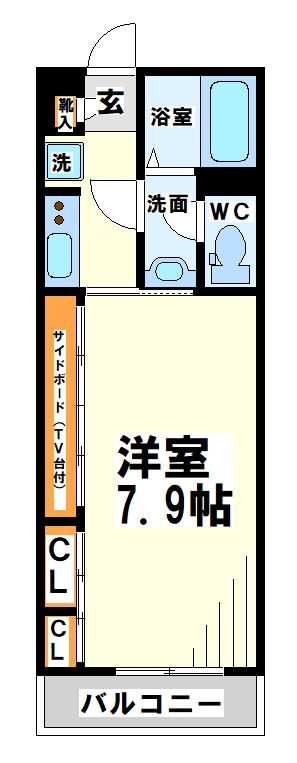 リブリ調布    間取り