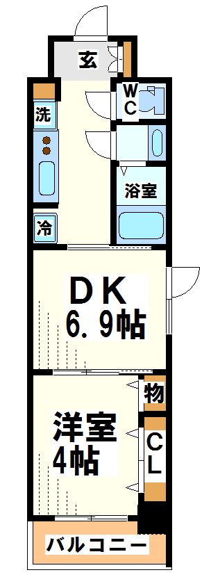 日神デュオステージ国領    間取り