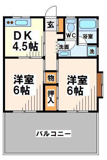 ハイム白糸  間取り