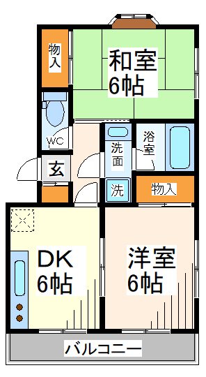 リバース府中の森公園   間取り