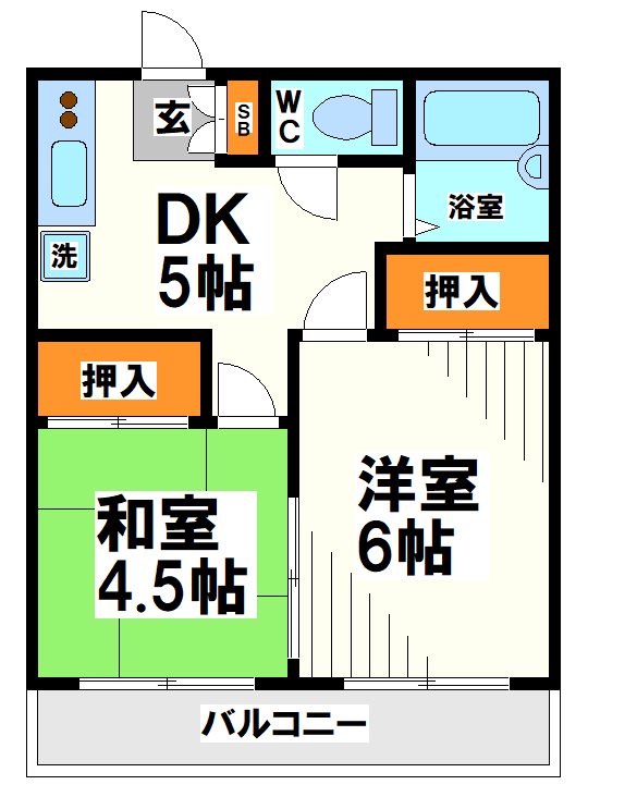 コーポ宗田  間取り