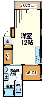 ヴィラ多摩川  間取り