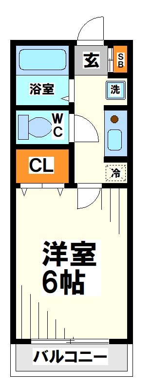 エステート国領    間取り