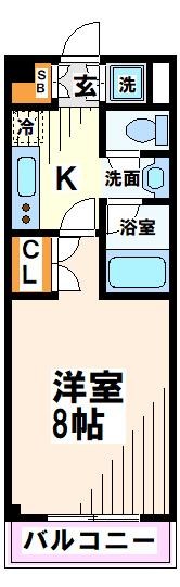 カーサソレイユ  間取り