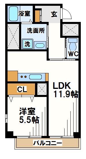 ガットリベロ  間取り
