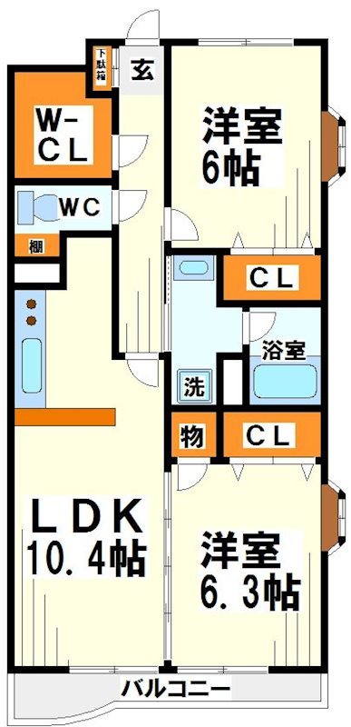 セピアコート   間取り