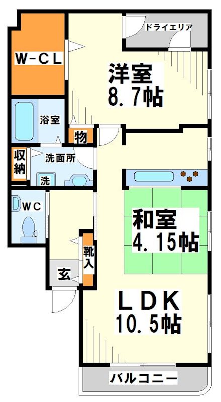 つつじヶ丘アイランドコート  間取り