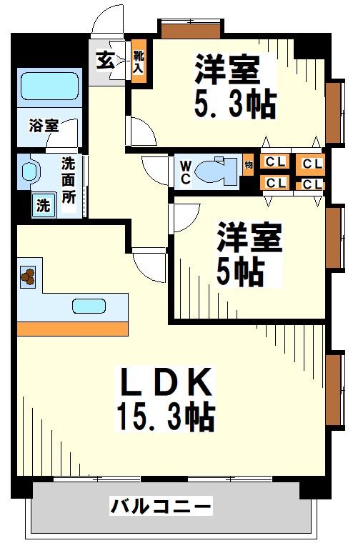 MOMOKI(ももき)   間取り