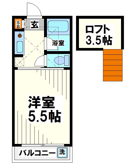 メゾン調布   間取り