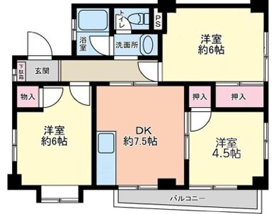 下石原プラザ   間取り