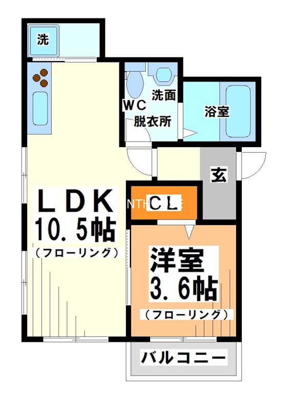 Mメゾン　北  間取り図