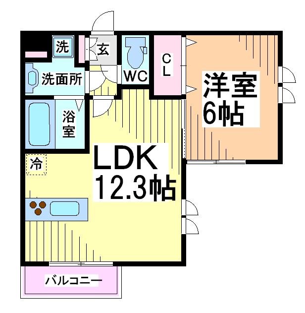 フェリーチェ南荻窪 間取り