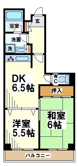 西調布パークハウス  間取り
