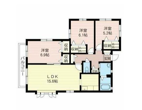 ボヌール  間取り