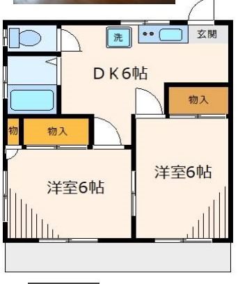 コーポヤマ　当社管理物件 間取り