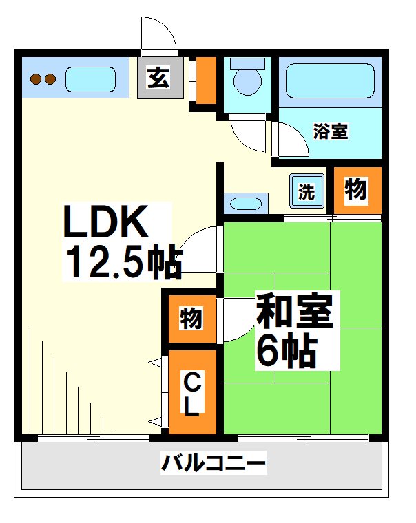 冨士ハイツ  間取り