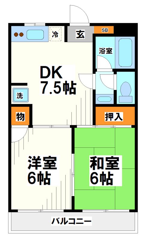 エクセルドエル  間取り
