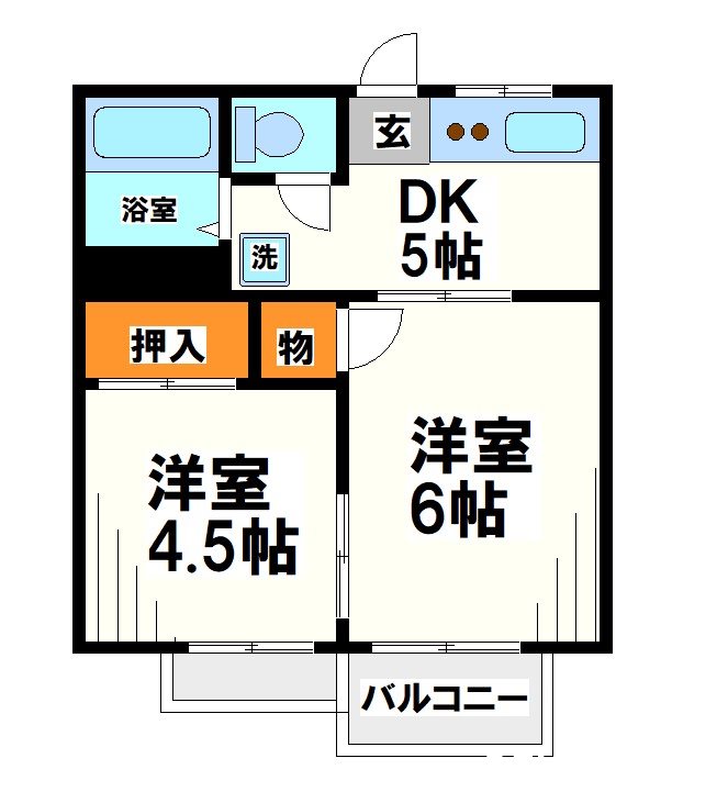 ドミールＫＭ  間取り
