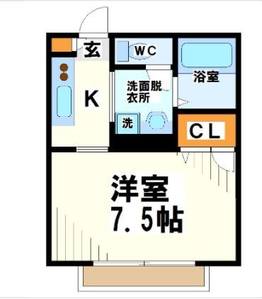 コスモス   間取り
