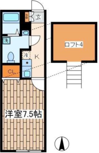 カトルセゾン調布   間取り