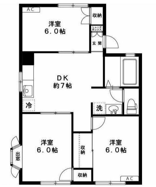 コーポ七草　 間取り