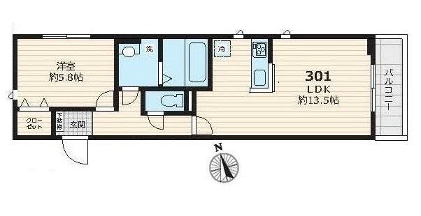 アミーガーデン   間取り