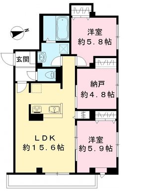 トゥインクルヴィータ 間取り